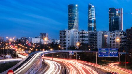 Madrid skyline