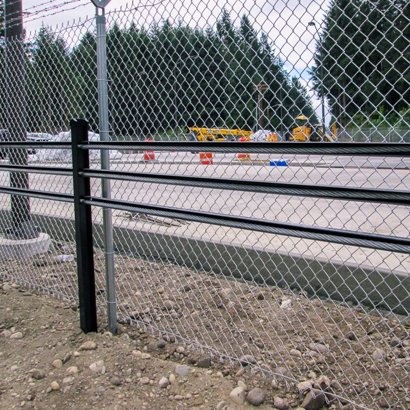 Stalwart post and rail barrier