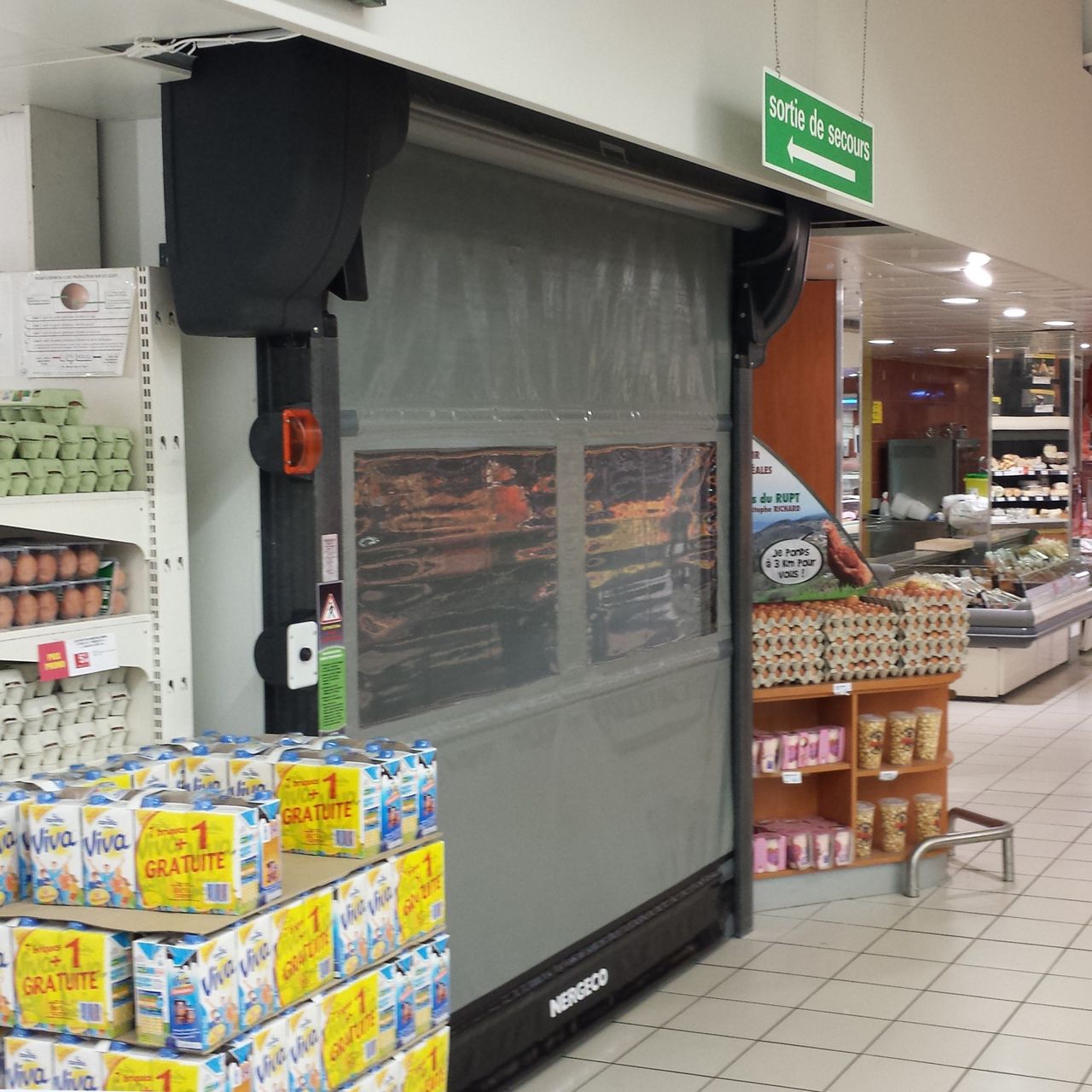 Porte rapide automatique en GMS