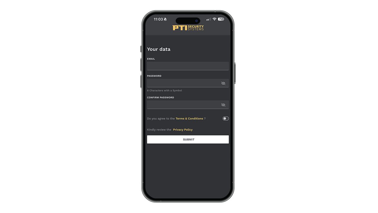 StorID login info on iPhone