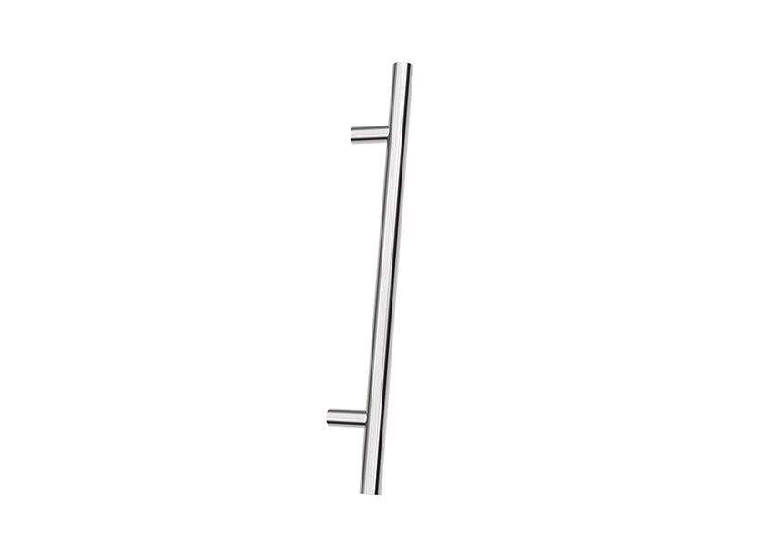 Supa Stainless Steel Round Pull Bar Inline and Offset
