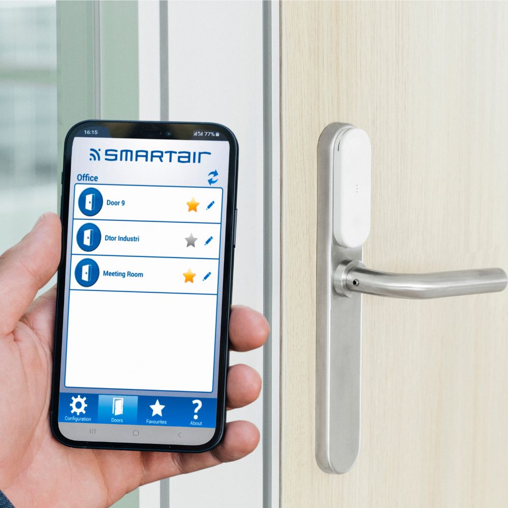 Image: Unlock doors from anywhere with remote control using the TESA Remote App