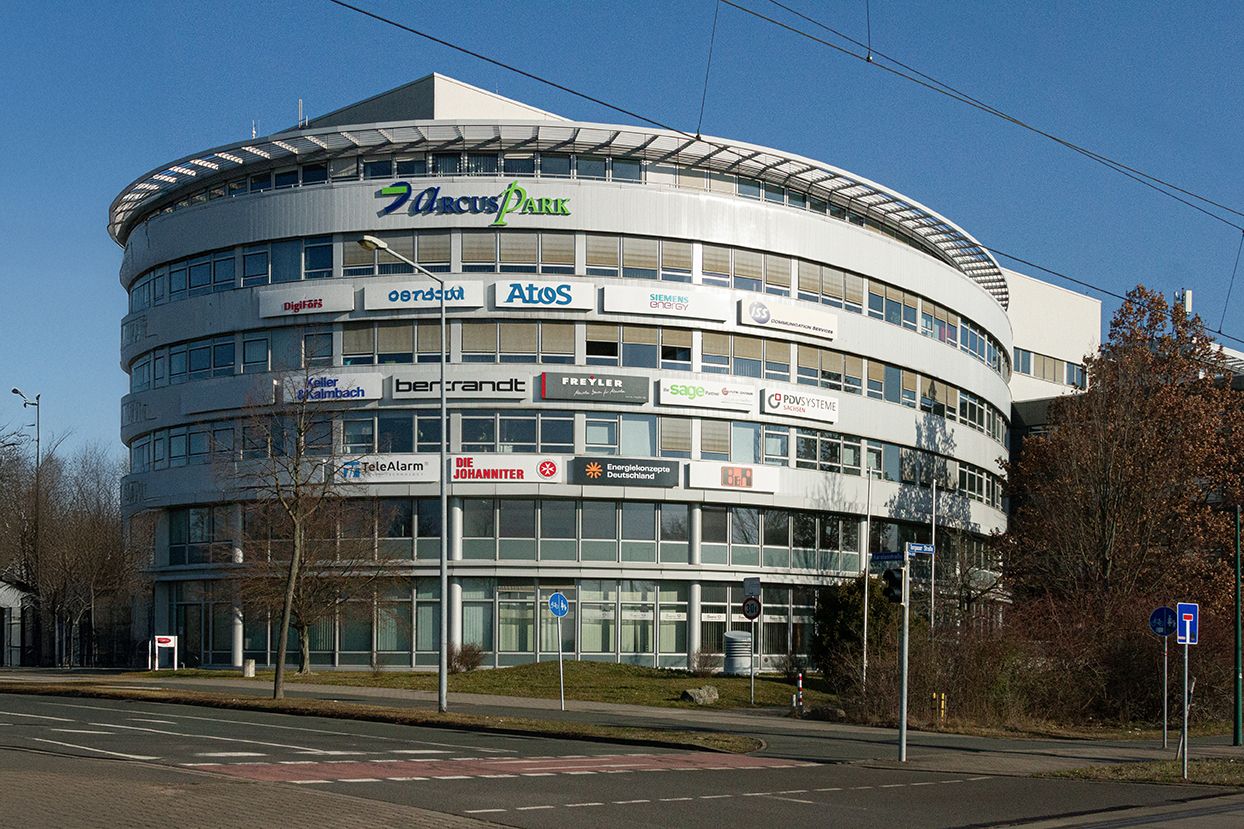 TeleAlarm Bürogebäude in Leipzig.
