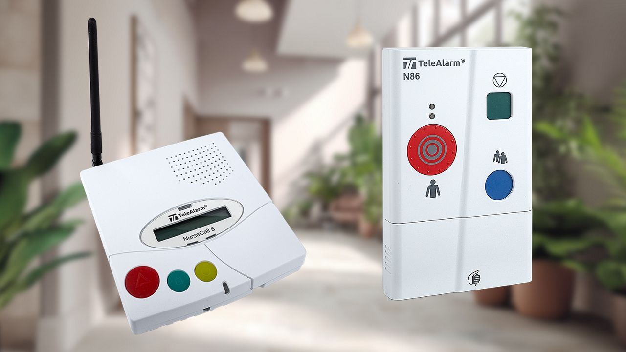 Patientenruf-Einheit von TeleAlarm.