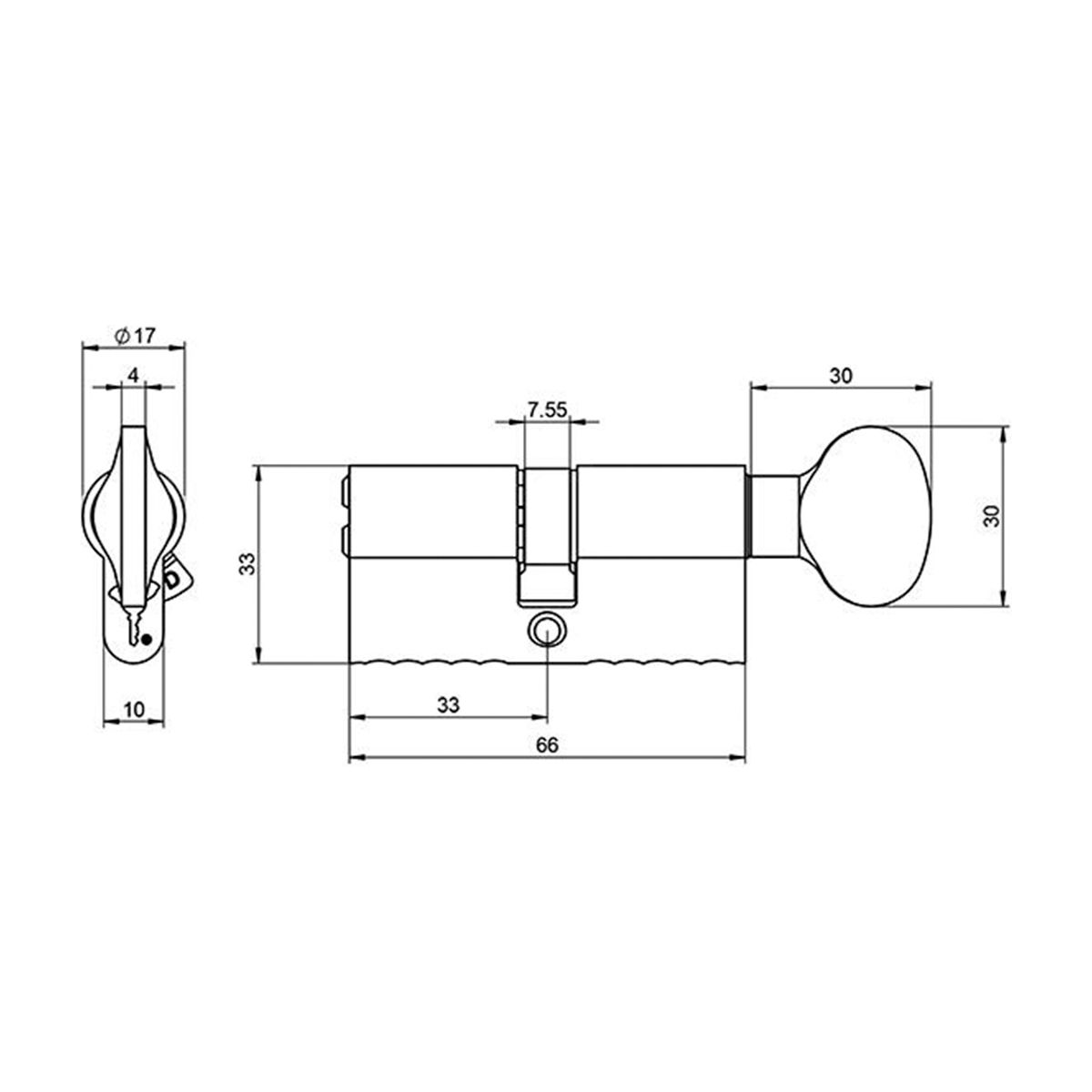 Image: Thumb Turn Double Cylinder Euro Profile