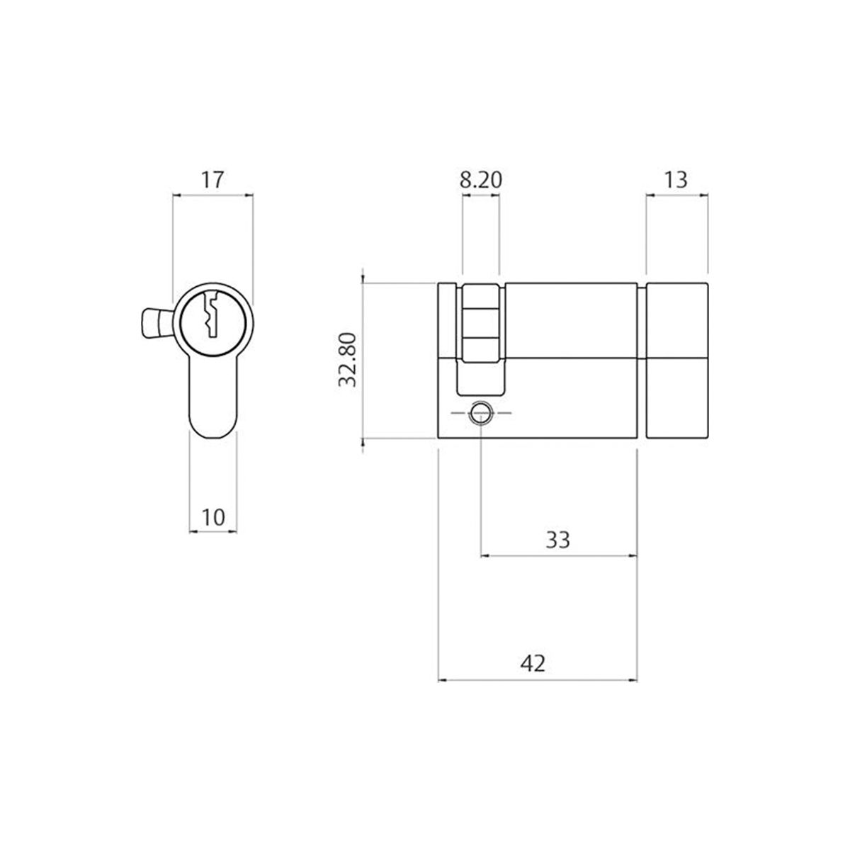 Image: Thumb Turn Single Cylinder Euro Profile