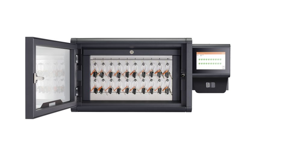 Image: cabinet electronic pentru chei traka touch pro M deschis