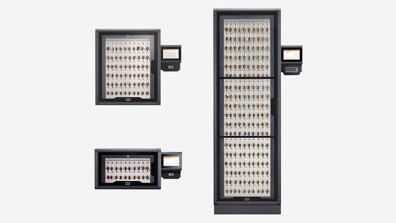 Vyobrazené tri veľkosti kabinetov ktoré sú predavané Trakou