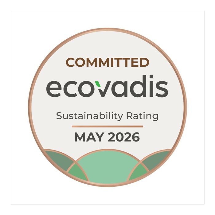 EcoVadis Committed rating för ASSA ABLOY Entrance Systems, maj 2026.