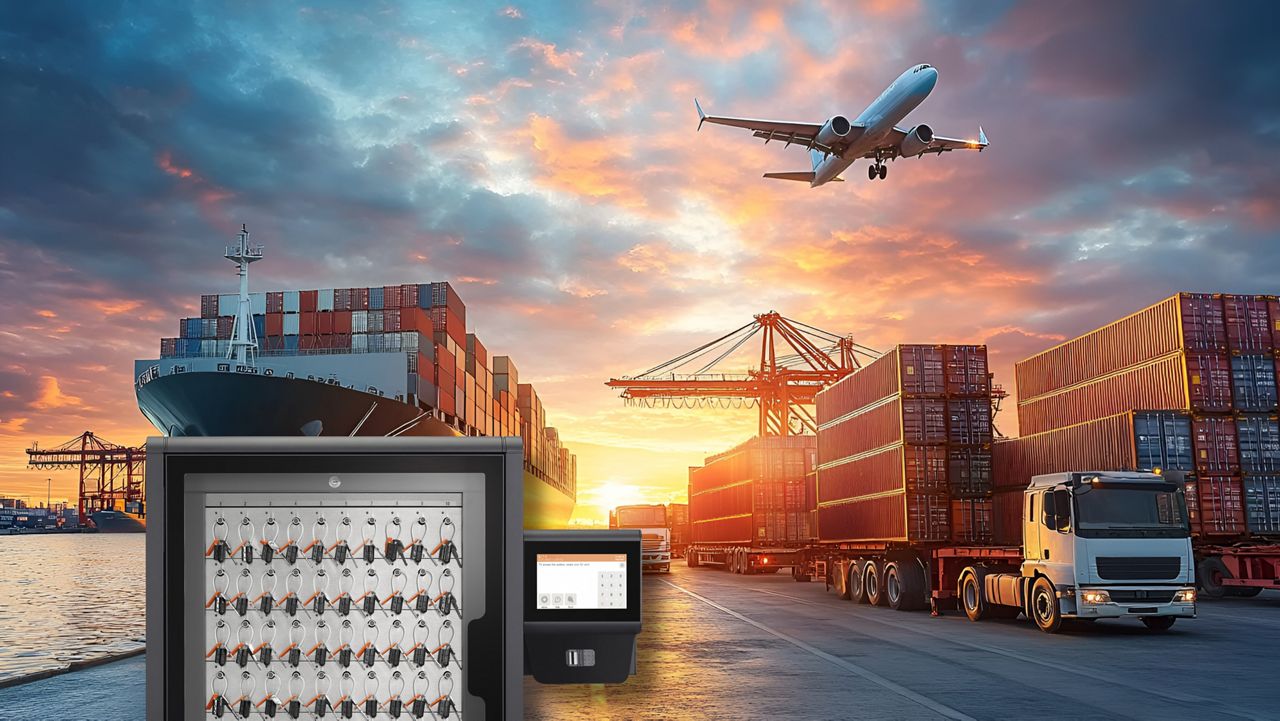 Key management cabinets for transportation