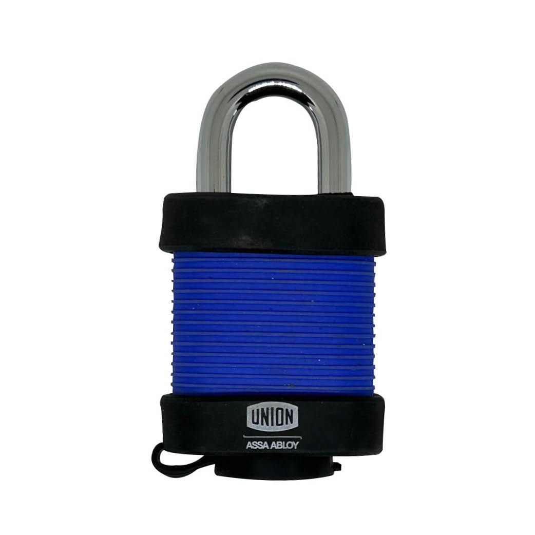 Image: 25mm Laminated Steel Padlock blue