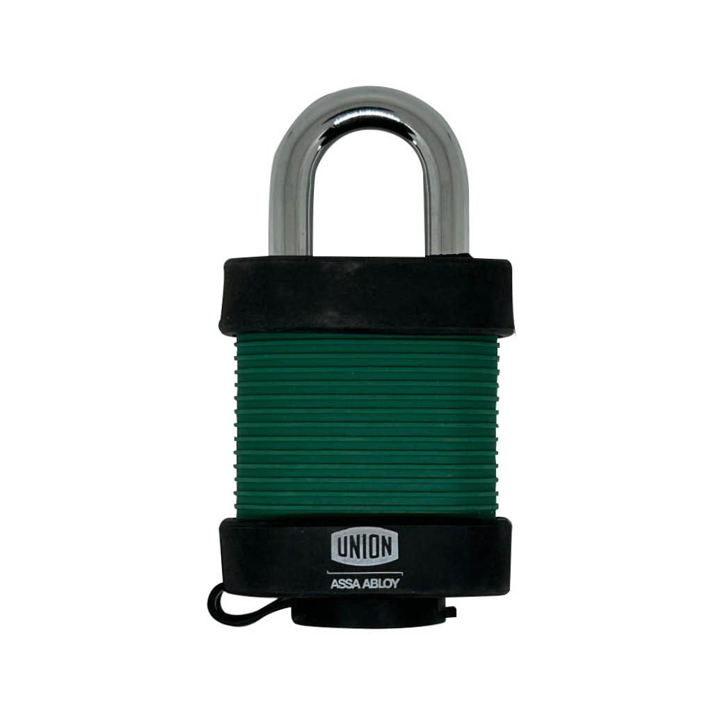Image: 25mm Laminated Steel Padlock green