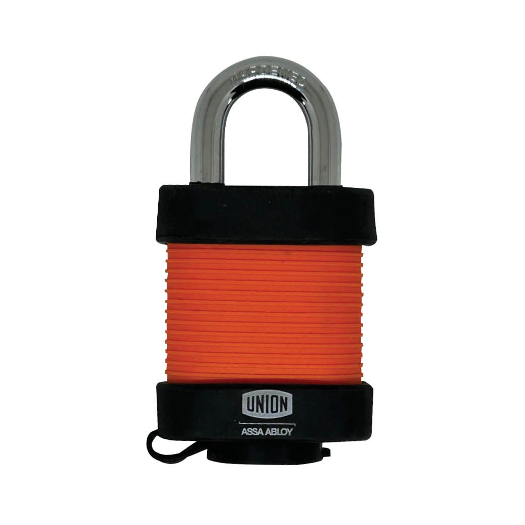 Image: 25mm Laminated Steel Padlock Orange