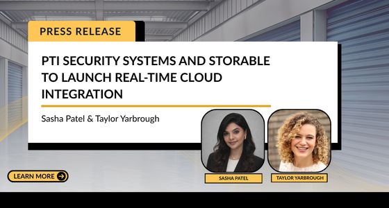 PTI Security Systems and Storable Partner Integration