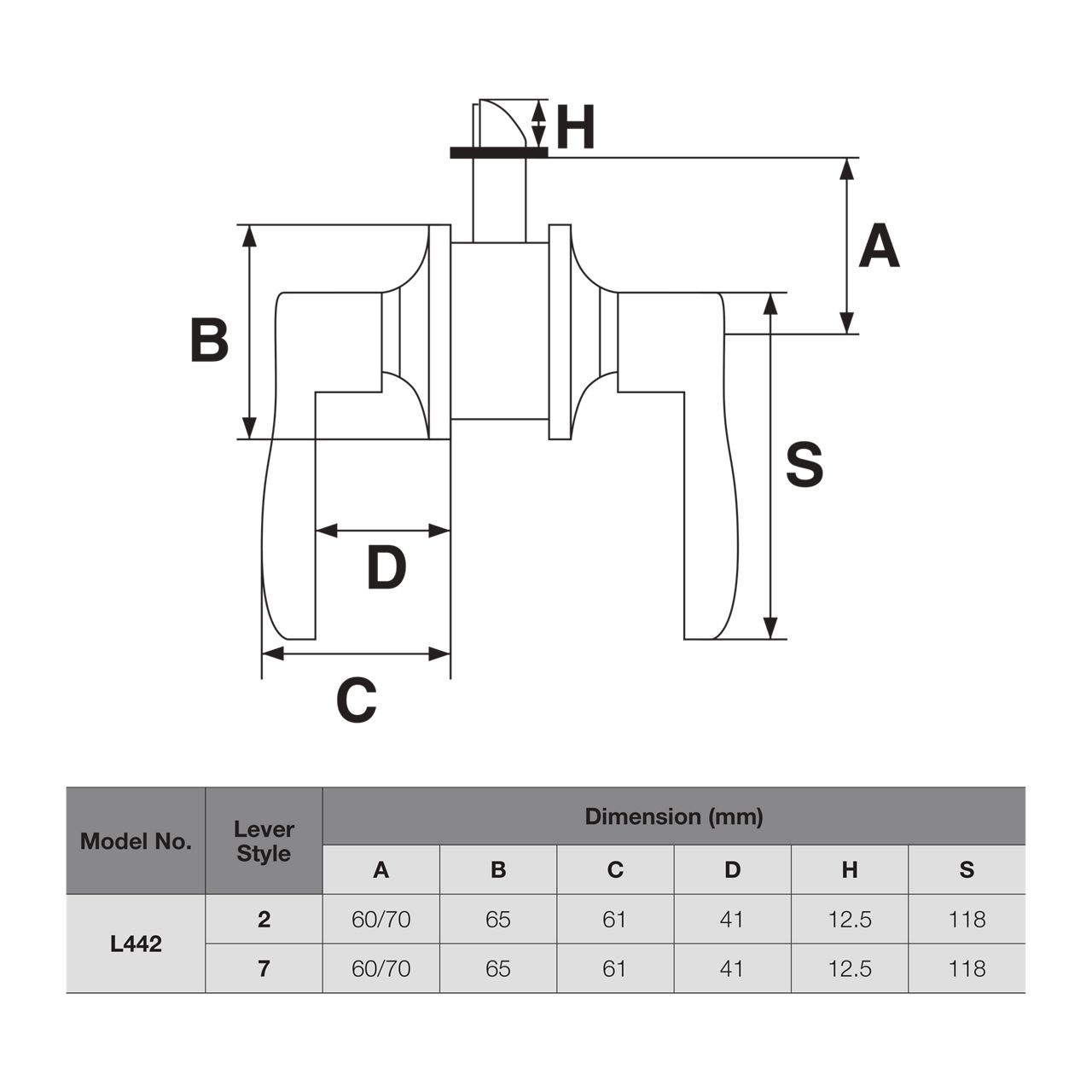Image: VL4420 Series Product Dimension