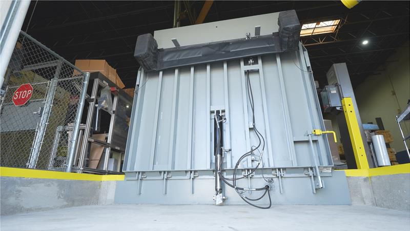 Image:  Partial outline of a Serco VSXL in stored position​.