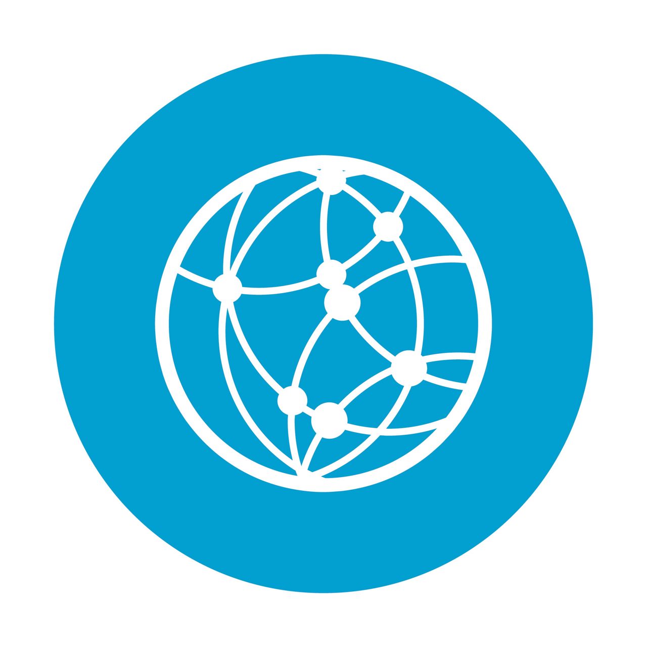 connected world icon