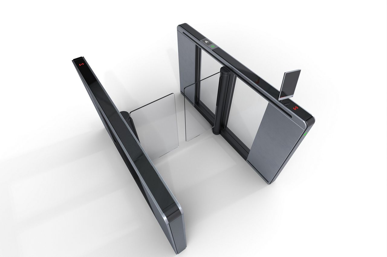 Vision edge security speed gate graphic