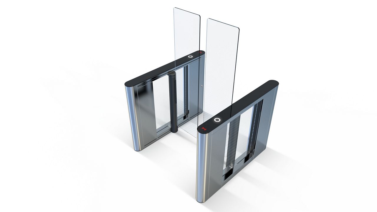 Vision touch security speed gate graphic