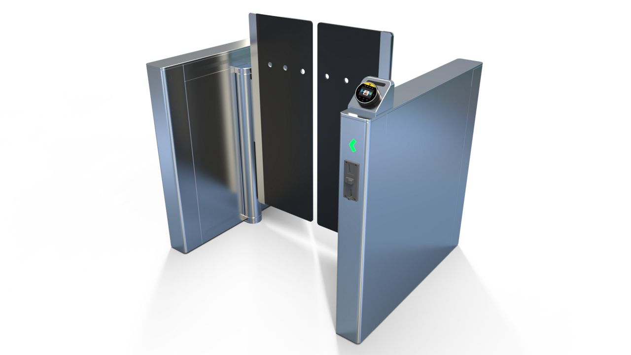 Vision touch security speed gate graphic