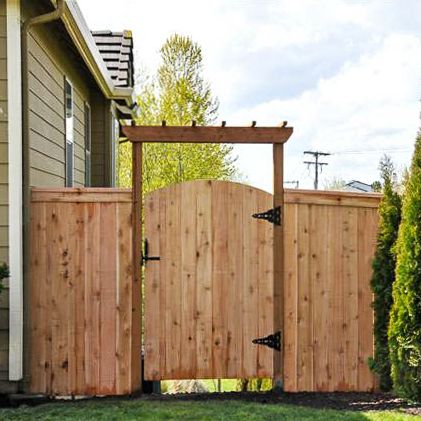 Steel wood gate hardware