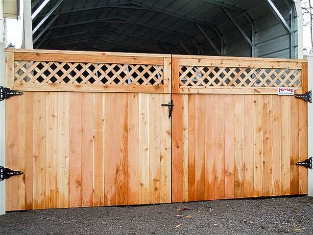 Steel wood gate hardware