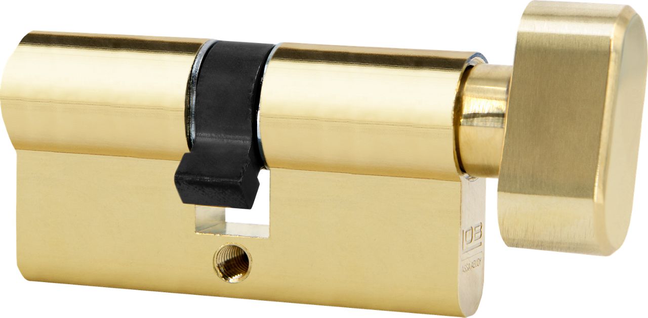 Image: Wkładka bębenkowa z gałką ARES (mosiądz)