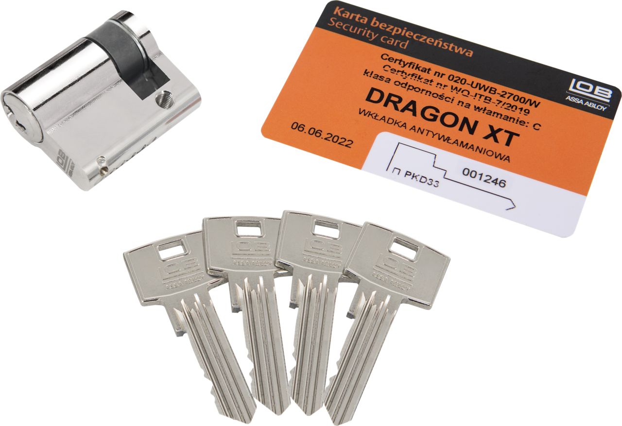 Image: Wkładka bębenkowa jednostronna DRAGON XT