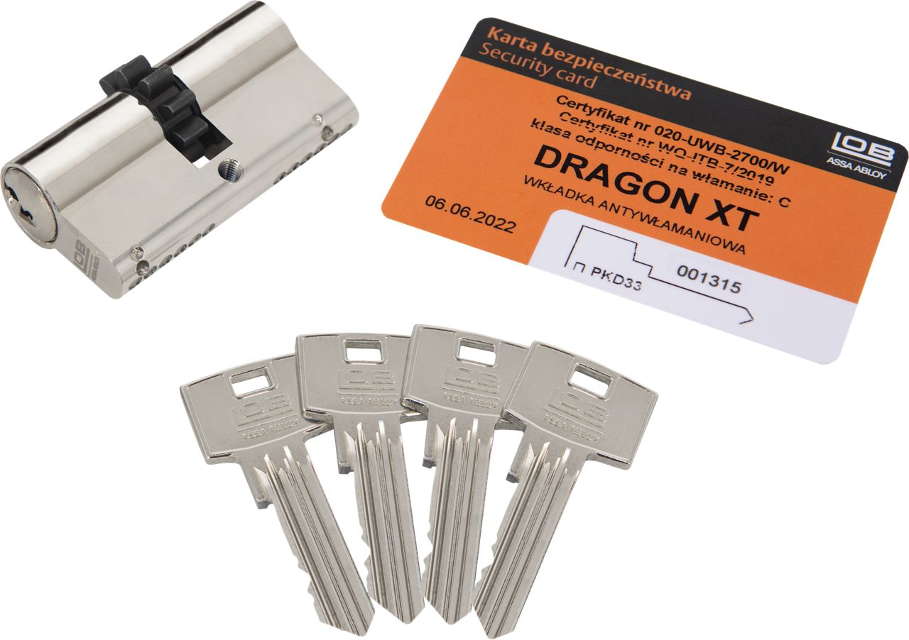 Image: Wkładka bębenkowa z kołem zębatym DRAGON XT