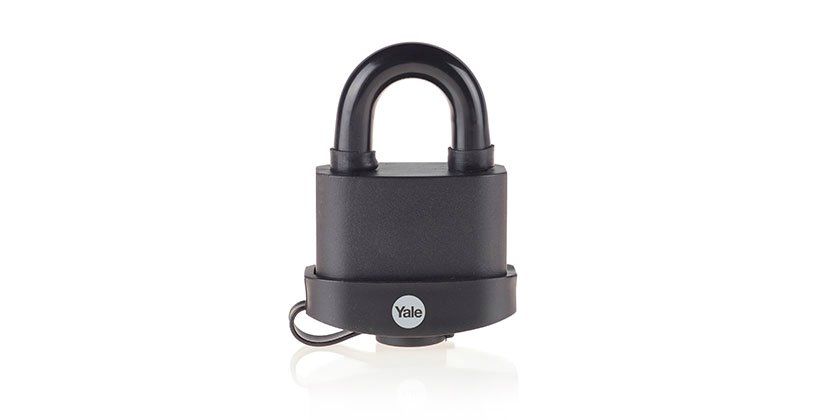 Yale Y220 Series Laminated Steel Padlocks with Cover and Steel Shackle