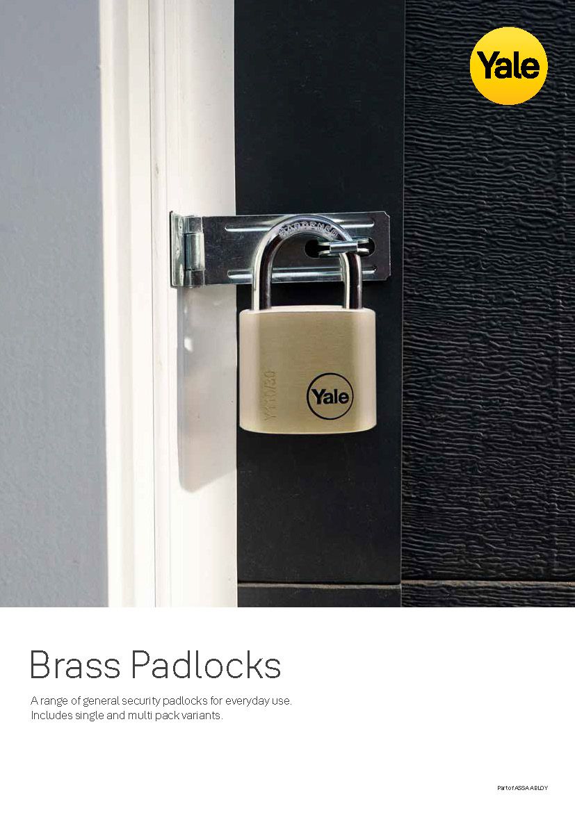 Yale Brass Padlocks Catalogue
