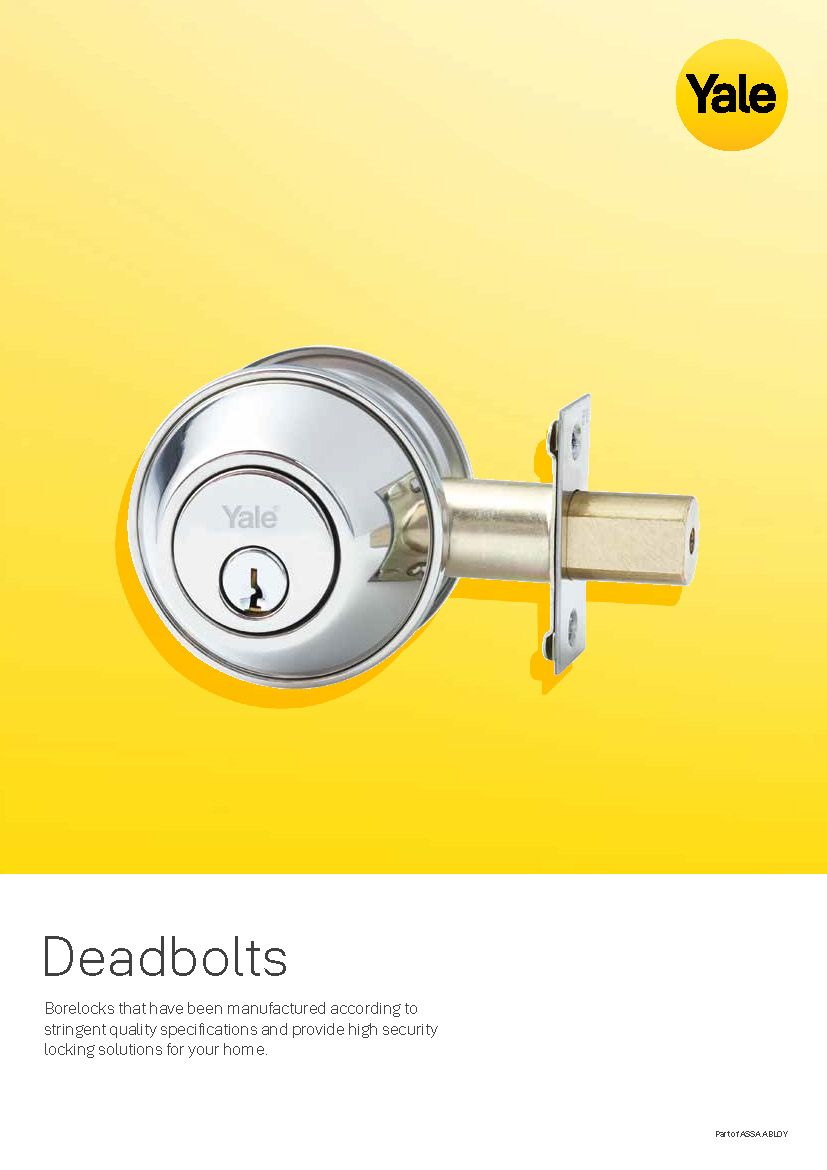 Yale Deadbolts Catalogue