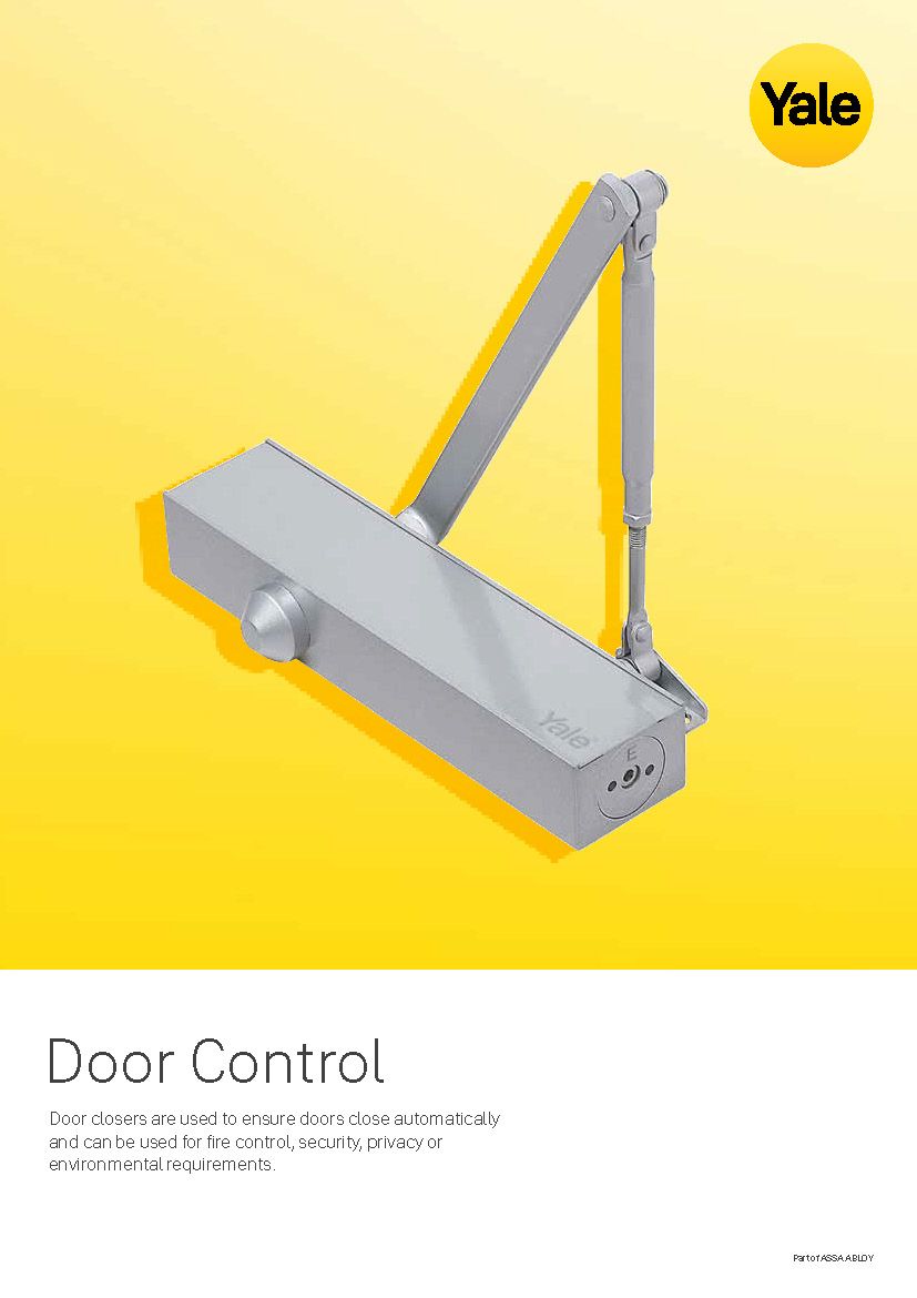 Yale Door Control Catalogue