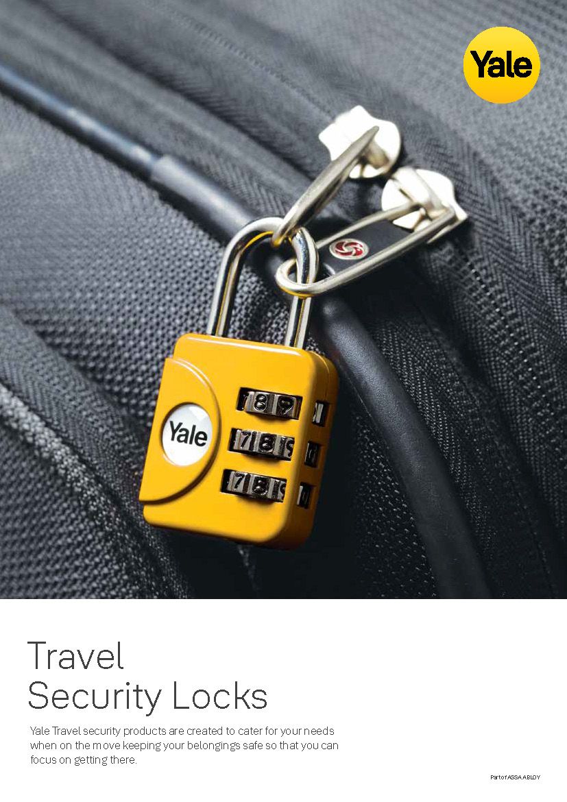 Yale Travel Security Locks Catalogue