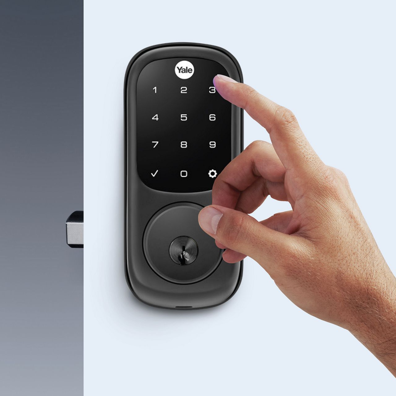 Yale Assue Lock With Z-Wave, Satin Nickel Smat Keypad