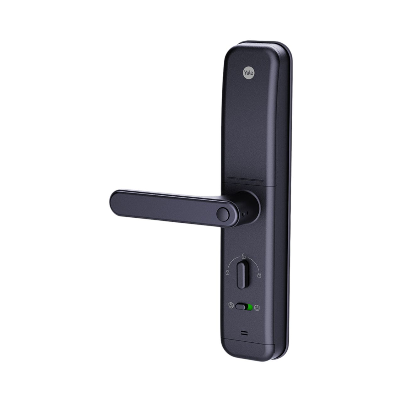 ByYou Pro Smart Lock - Black Finish, Interior Angle View