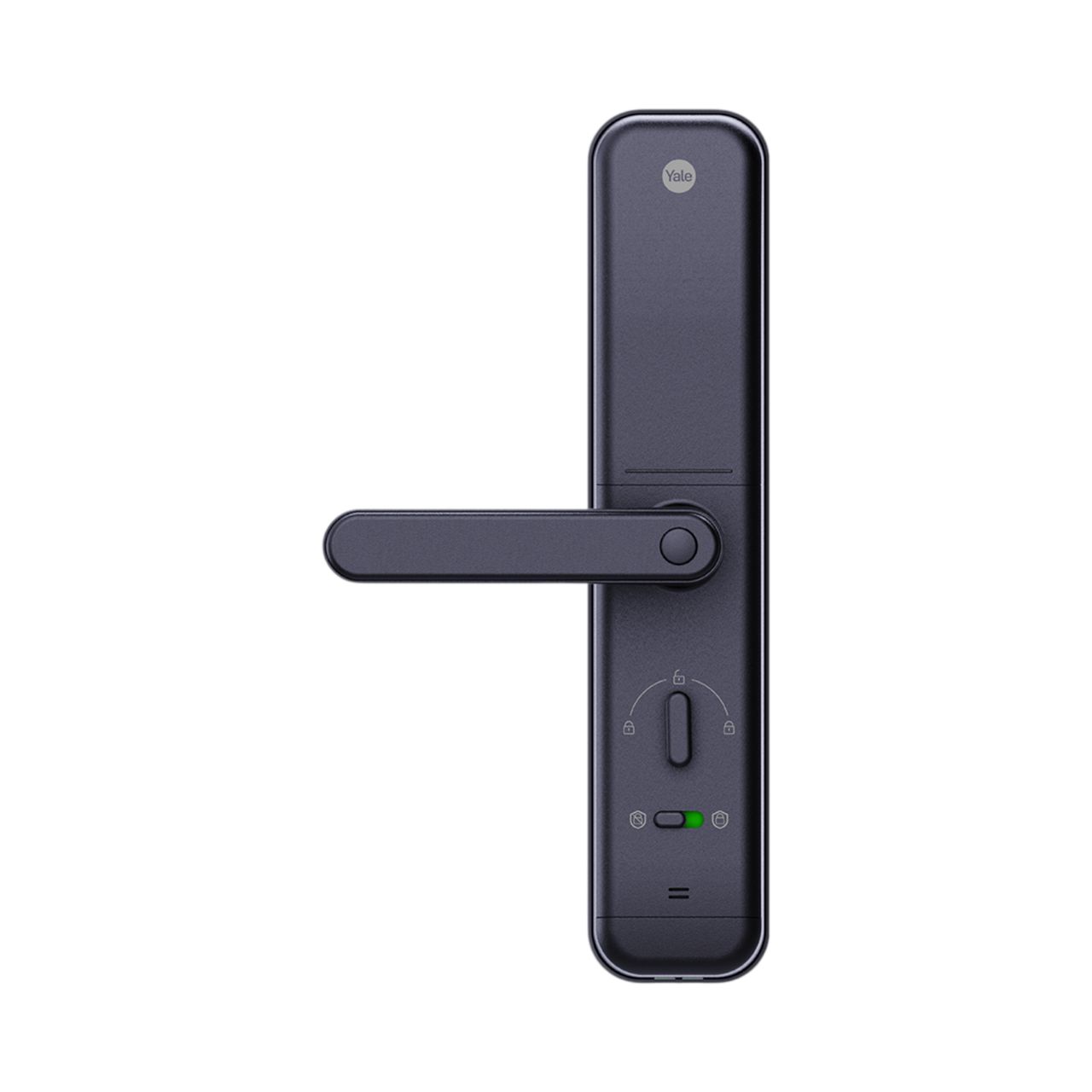 ByYou Pro Smart Lock – Black Finish, Interior Front View