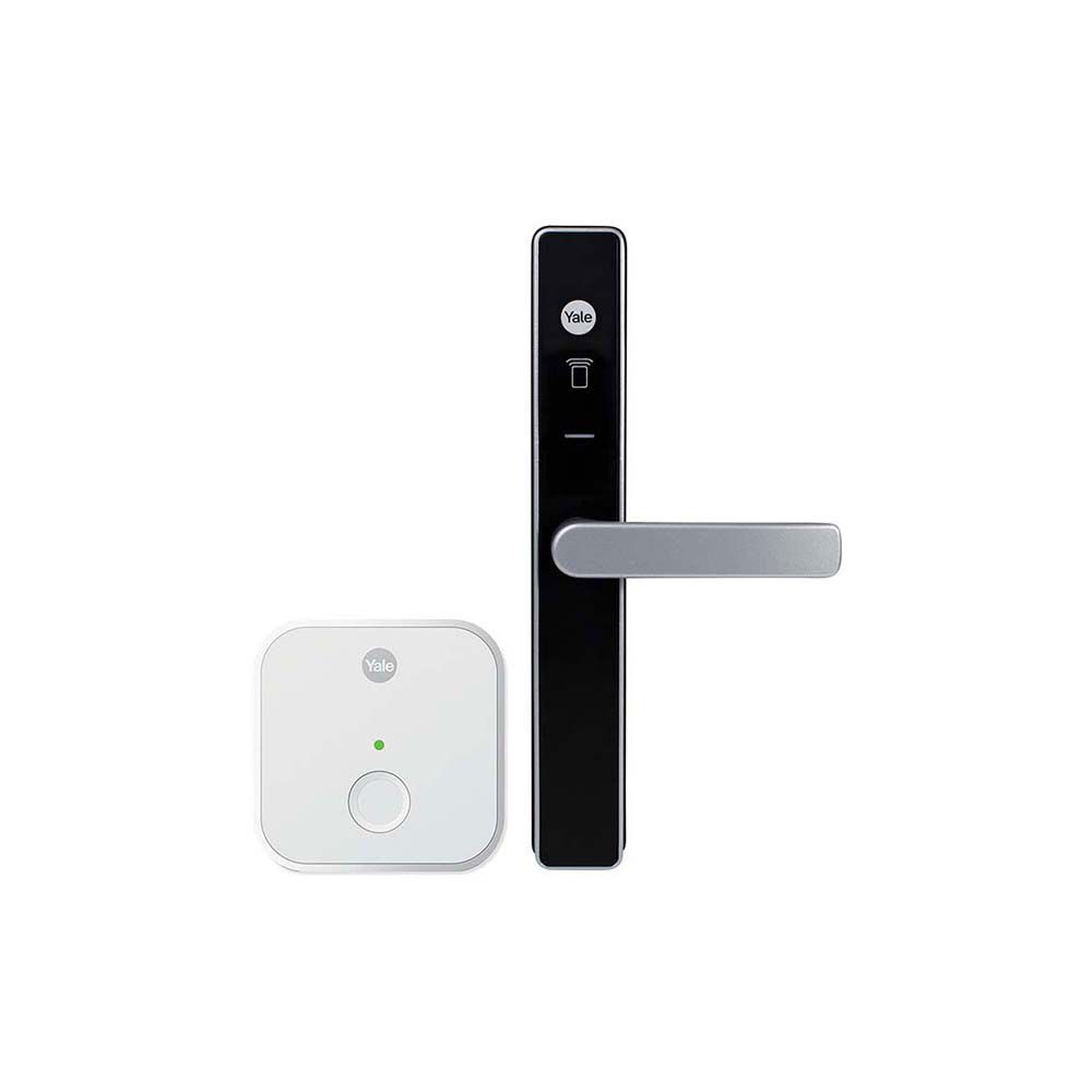 Yale Unity Security Screen Door Lock with Connect Bridge (YUR/SSDL/BDG/SIL)