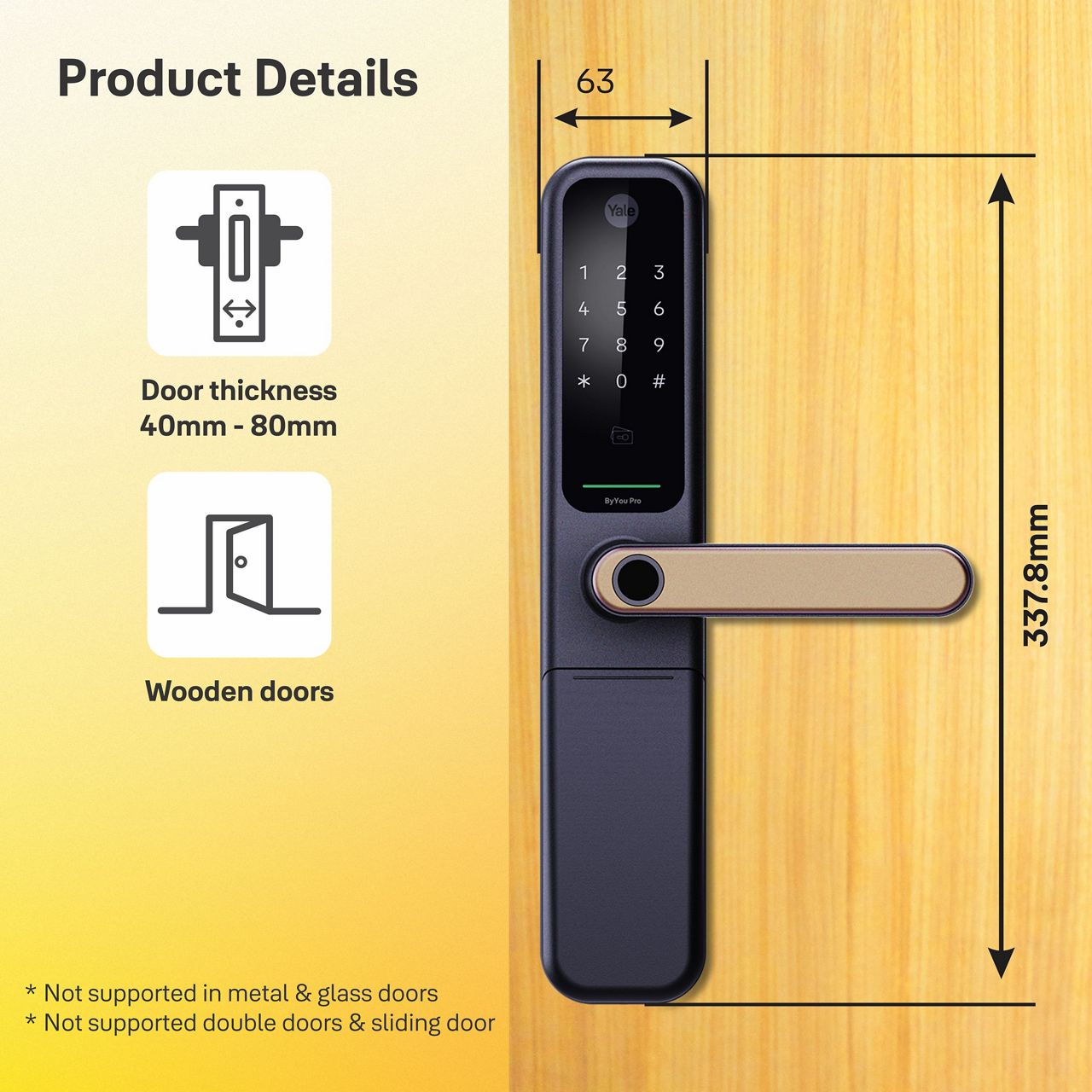 Image: Yale ByYou Mortise Smart Lock for Residential Doors