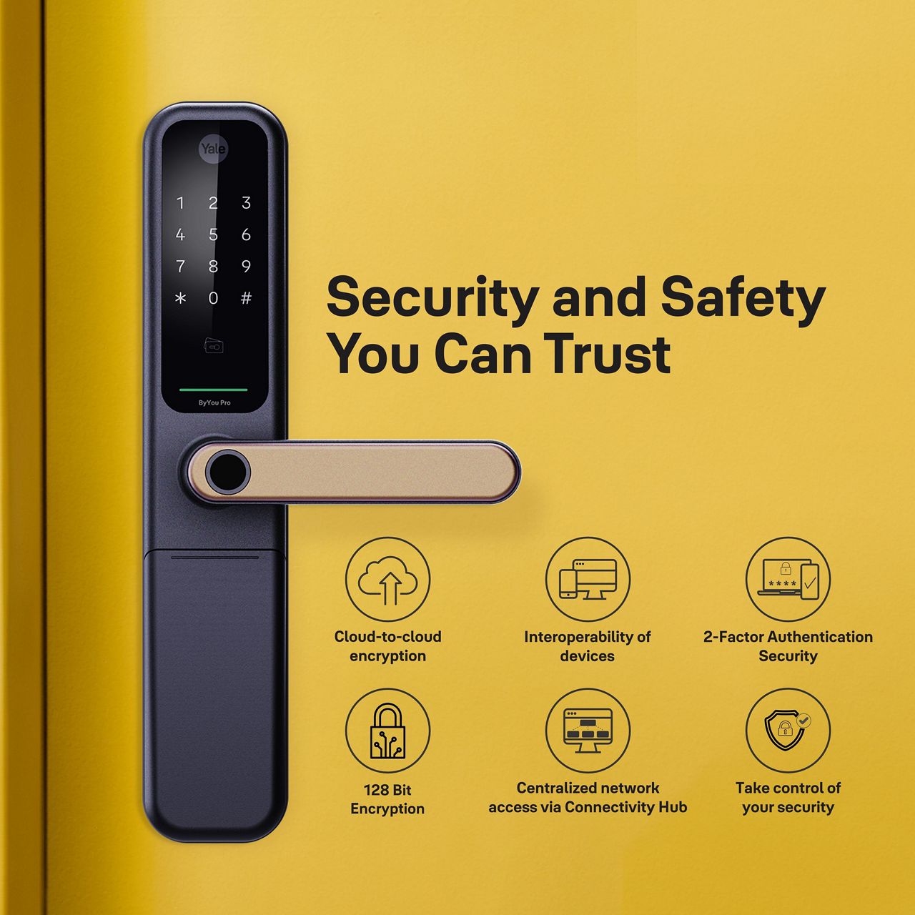 Image: Yale ByYou Mortise Smart Lock Product Image