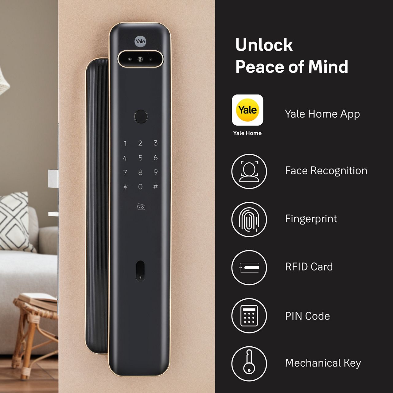 Image: Yale Luna Pro+ Advanced Smart Lock for Modern Homes