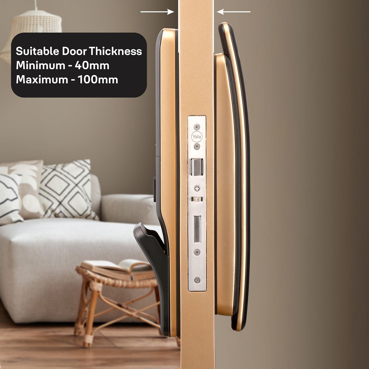 Image: Yale Luna Pro+ Premium Smart Lock for Residential Doors