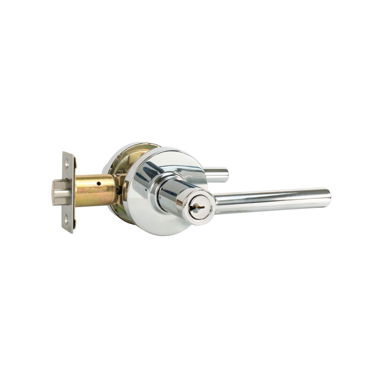 Image: Zane Entrance Lever in Chrome Plate
