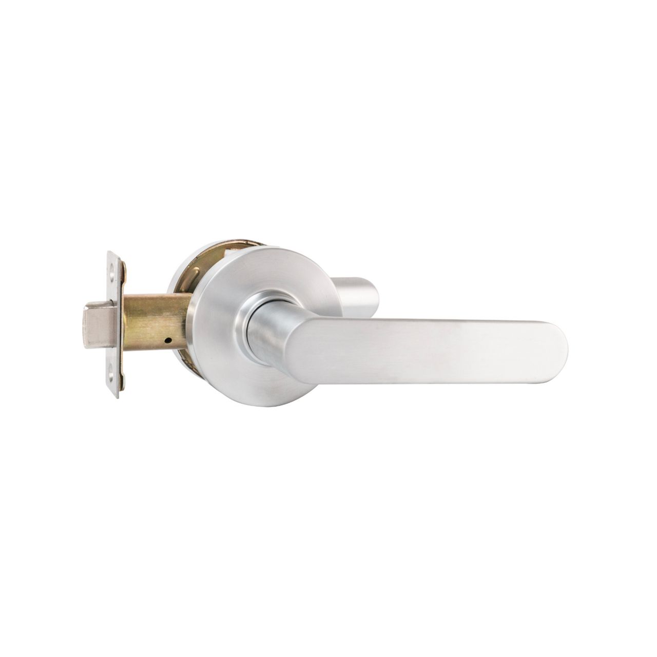 Image: Zeno Passage Lever in Satin Chrome