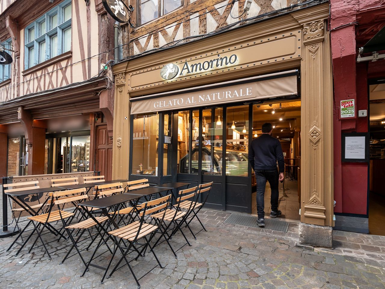 Porte coulissante télescopique Record