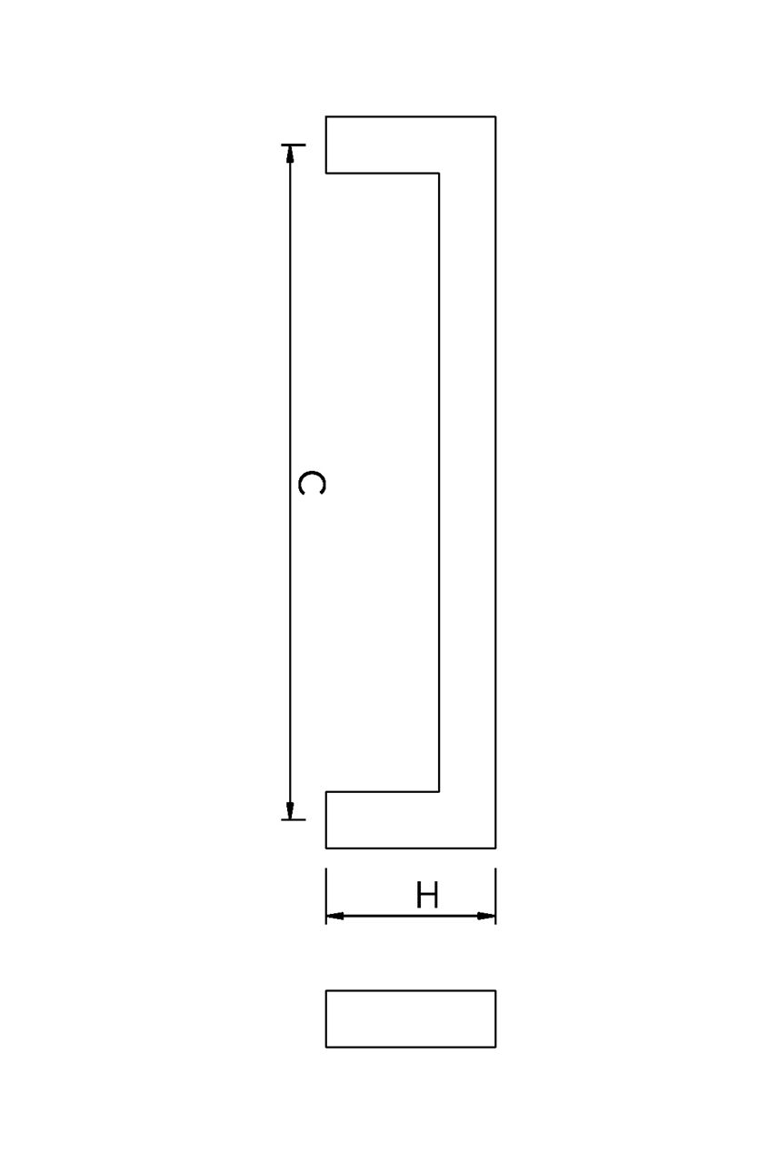 Image: a0291-pull-handle_model-no--aap207-linedrawing.jpg