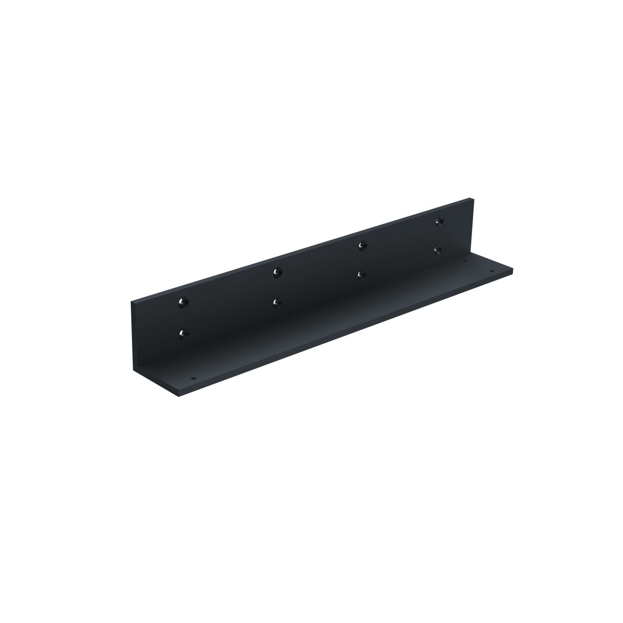 Mounting bracket AC633 for body, Black, similar to RAL 9004