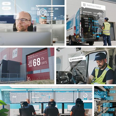 Overzicht van de verschillende toepassingen van de app ASSA ABLOY Insight