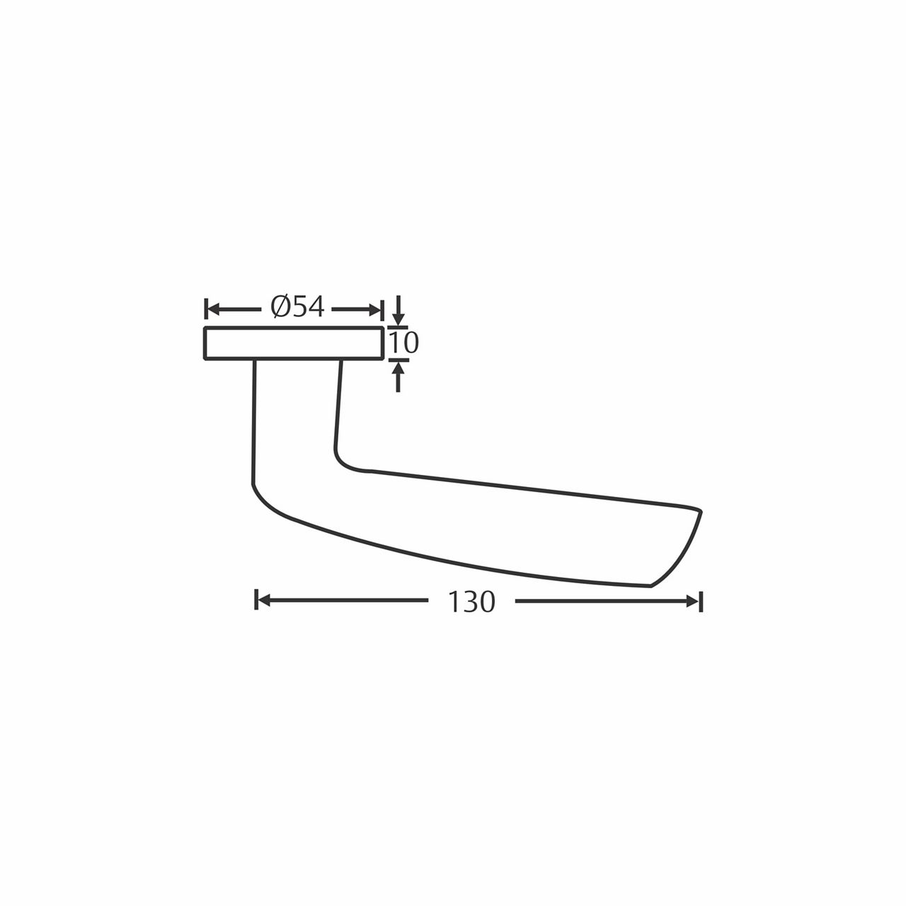 Image: lever handle ASL010 CutOut