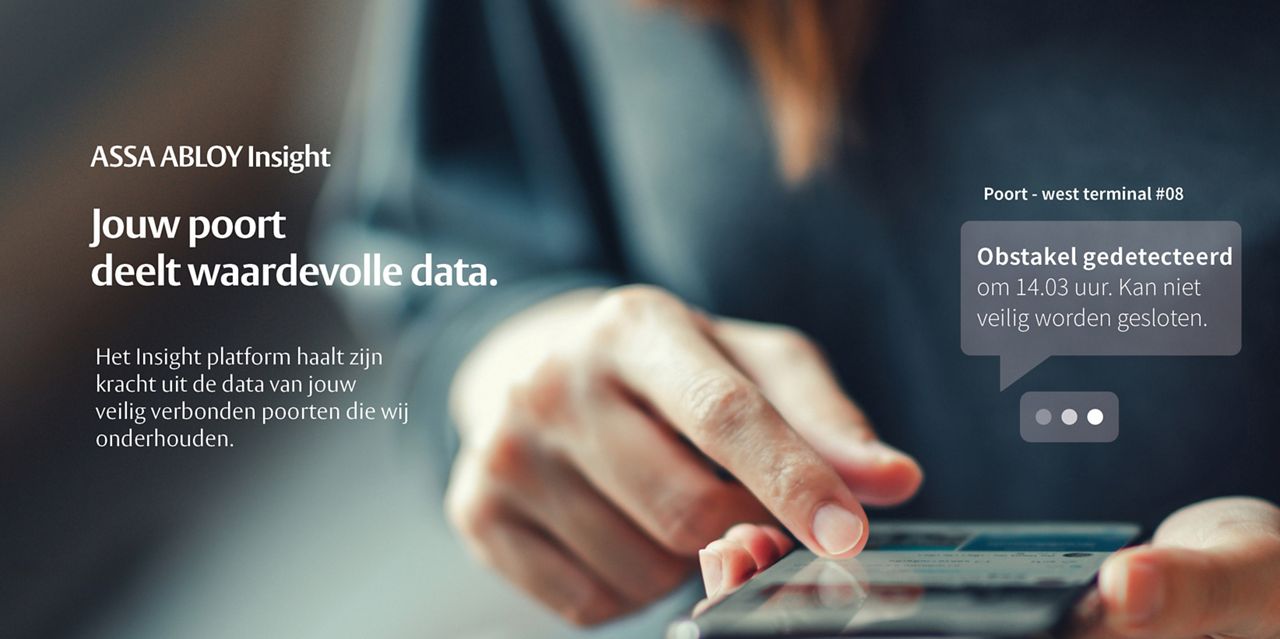 ASSA ABLOY Insight optimaliseert werking en service op basis van data van geconnecteerrde poorten en deuren